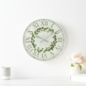 Klee Leaf, Kleeblatt ist Patrick Große Wanduhr (Zuhause)