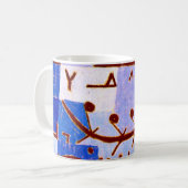 Klee - Legende des Nils, beliebte abstrakte Kunst Kaffeetasse (Vorderseite Links)
