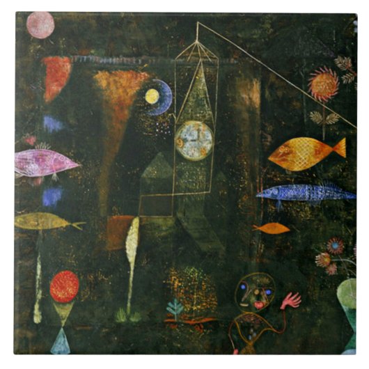 Klee - Magie der Fische Fliese (Vorderseite)