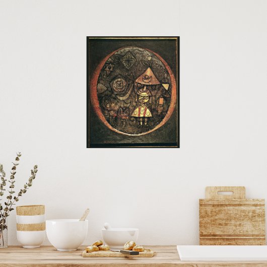 Klee - Märchen der Zwerge, Poster (Küche)