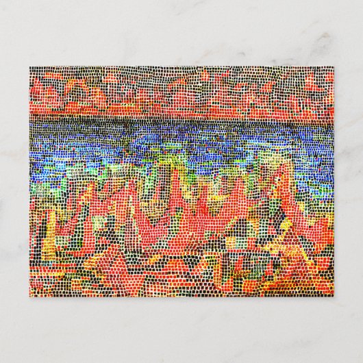 Klee - Meeresklippen Postkarte (Vorderseite)