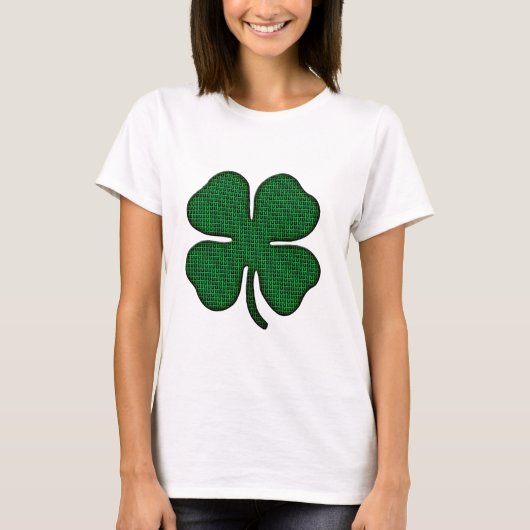 Klee mit 4 Blättern T-Shirt (Vorderseite)