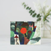 Klee - Mit der Einstellung Sun Postkarte (Stehend Vorderseite)