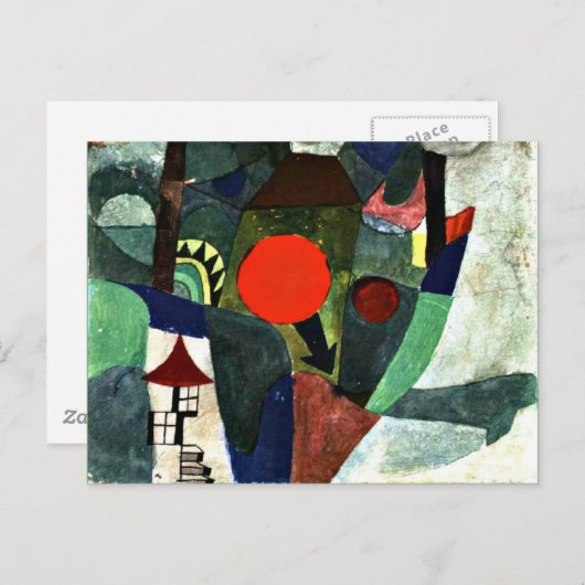 Klee - Mit der Einstellung Sun Postkarte (Vorne/Hinten)