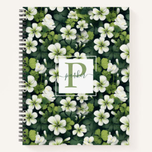 Klee Mit Monogramm Notizblock