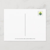 Klee mit Taube, Friedlicher Atlas Postkarte (Rückseite)