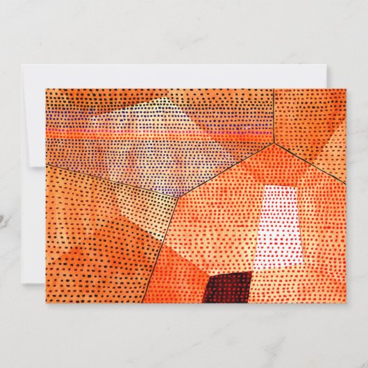 Klee - Modell 106, Polyphonie in Farbe, Karte (Vorderseite)