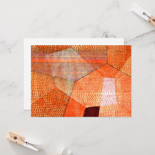 Klee - Modell 106, Polyphonie in Farbe, Karte (Vorderseite/Rückseite Beispiel)