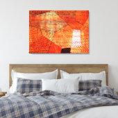 Klee - Modell 106, Polyphonie in Farbe Leinwanddruck (Insitu (Schlafzimmer))