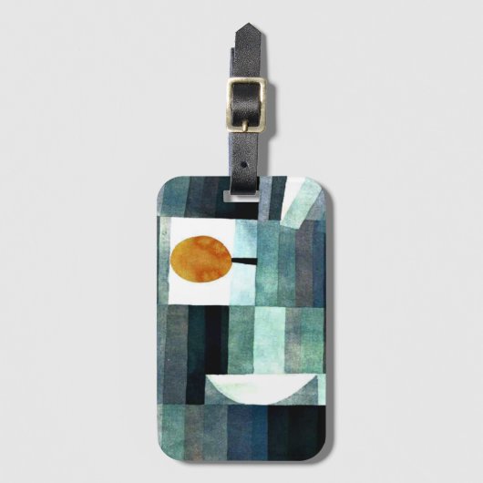 Klee - Mondlicht Gepäckanhänger (Vorderseite Vertikal)