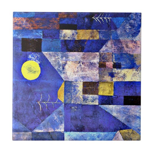 Klee - Mondlicht, Paul Klee, Fliese (Vorderseite)