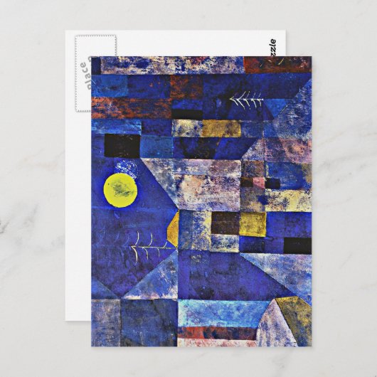 Klee - Mondlicht Postkarte (Vorne/Hinten)