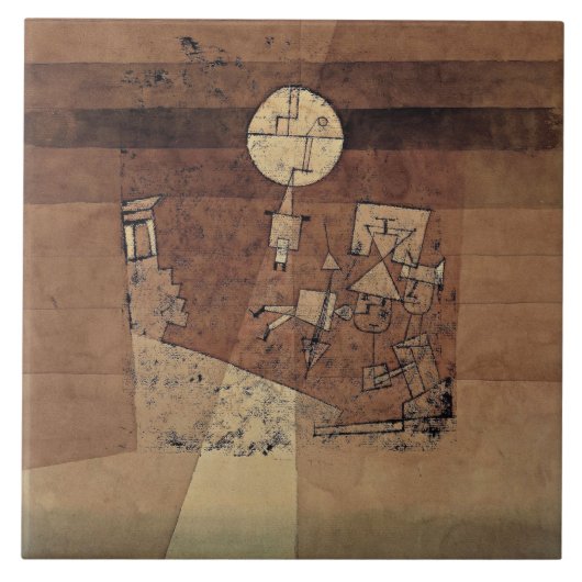 Klee - Mondspiel, Fliese (Vorderseite)