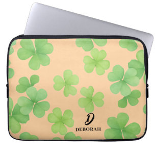 Klee-Monogramm-Laptophülle Laptopschutzhülle