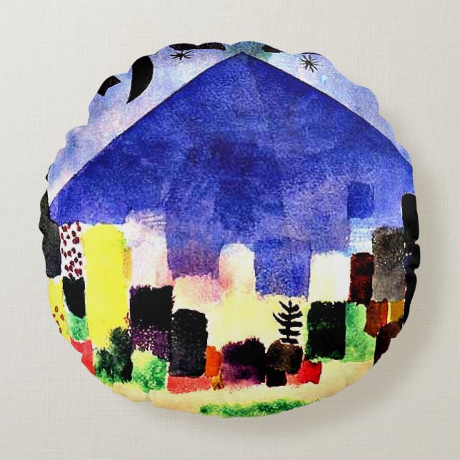 Klee - Mount Niesen Rundes Kissen (Vorderseite)