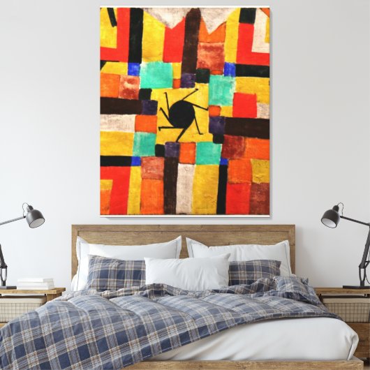 Klee - Museo Aix big Leinwanddruck (Insitu (Schlafzimmer))