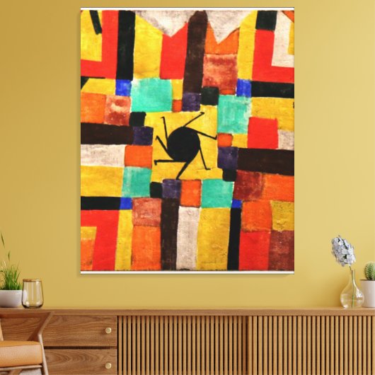 Klee - Museo Aix big Leinwanddruck (Insitu (Wohnzimmer))