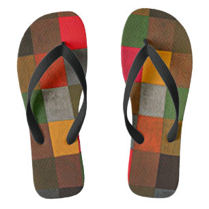Klee - Neue Harmonie, buntes geometrisches Design Badesandalen