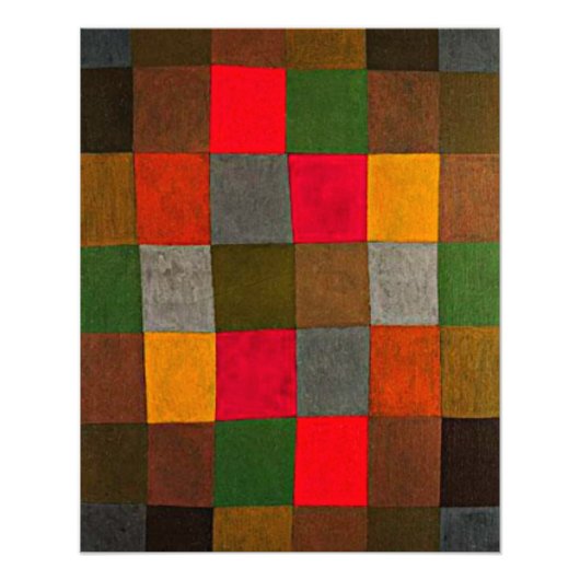 Klee - Neue Harmonie, buntes geometrisches Design Fotodruck (Vorne)