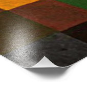 Klee - Neue Harmonie, buntes geometrisches Design Fotodruck (Ecke)