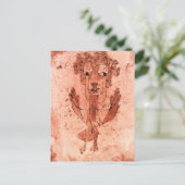 Klee - Neuer Engel (Angelus Novus) Postkarte (Stehend Vorderseite)