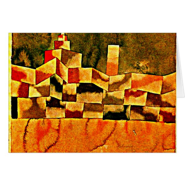 Klee - Orientalische Architektur (Vorderseite (Horizontal))
