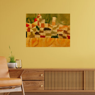 Klee - Orientalische Architektur Poster