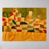 Klee - Orientalische Architektur Poster (Vorne)