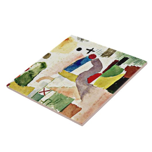 Klee - Pathetische Wasserfarbe Fliese (Seite)