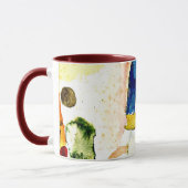 Klee - Pathetische Wasserfarbe, rot Tasse (Links)