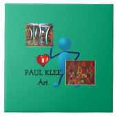Klee - Paul Klee Art Fliese (Vorderseite)