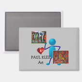 Klee - Paul Klee Art Magnet (Vorderseite/Rückseite)