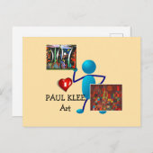 Klee - Paul Klee Art Postkarte (Vorne/Hinten)
