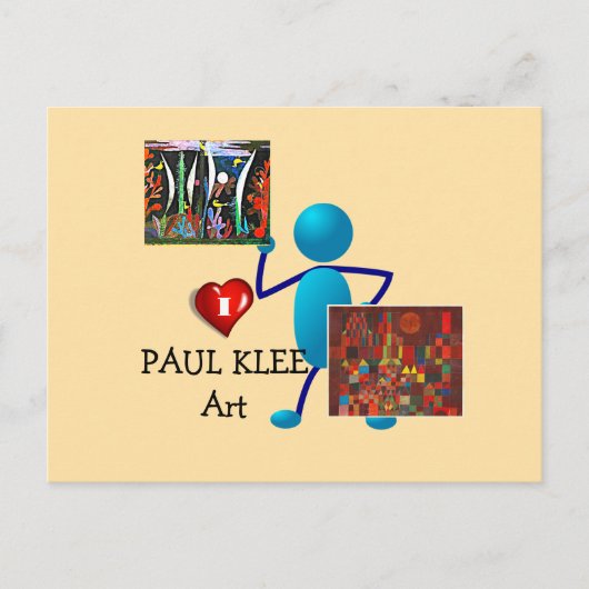 Klee - Paul Klee Art Postkarte (Vorderseite)