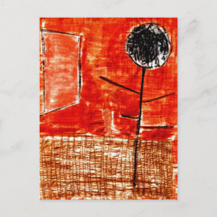 Klee - Pflanze im Spätherbst Postkarte