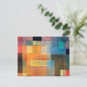 Klee - Polyphonische Architektur Postkarte (Stehend Vorderseite)