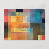 Klee - Polyphonische Architektur Postkarte (Vorderseite)