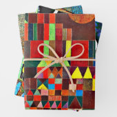 Klee - Populäre Gemälde von Paul Klee Geschenkpapier Set (Beispiel)