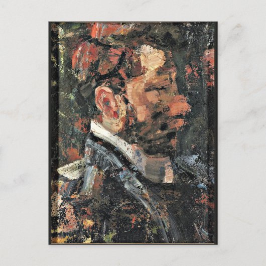 Klee - Portrait eines Mannes Postkarte (Vorderseite)