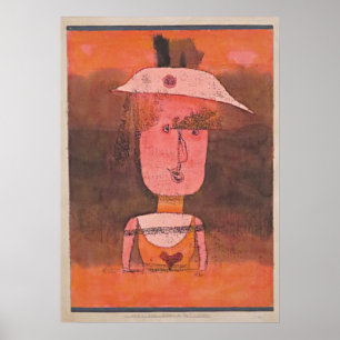 Klee - Portrait von Frau P. im Süden Poster
