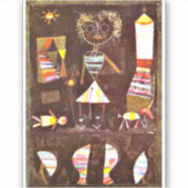 Klee - Puppentheater Aufkleber (Vorderseite)