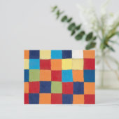 Klee - Qu 1, Farbdiagramm, Postkarte (Stehend Vorderseite)