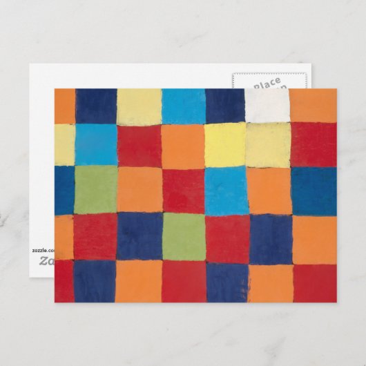 Klee - Qu 1, Farbdiagramm, Postkarte (Vorne/Hinten)