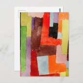 Klee - rechte Augengläser Postkarte (Vorne/Hinten)