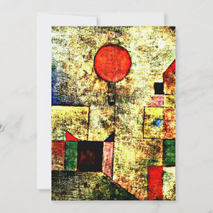 Klee - Red Balloon Karte