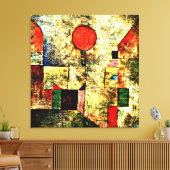 Klee - Red Balloon Leinwanddruck (Insitu (Wohnzimmer))