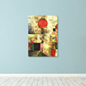 Klee - Red Balloon Leinwanddruck (Insitu (Holzboden))