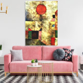 Klee - Red Balloon Leinwanddruck (Insitu (Wohnzimmer))