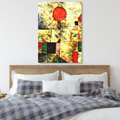 Klee - Red Balloon Leinwanddruck (Insitu (Schlafzimmer))