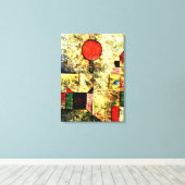 Klee - Red Balloon Leinwanddruck (Insitu (Holzboden))